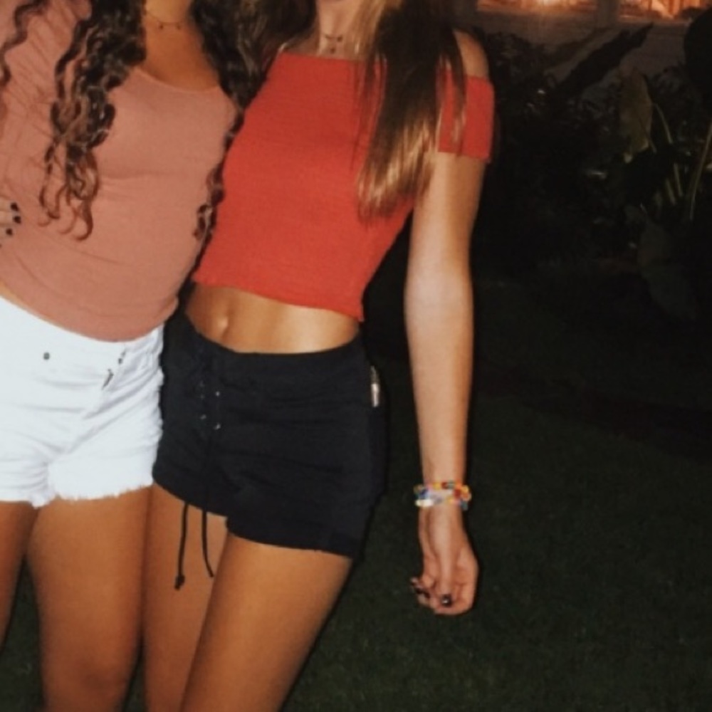 ribbed brandy melville crop top